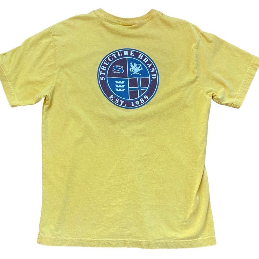 Vintage Structure Tee Shirt 90s Y2k Streetwear Streetfashion Skater Men's Medium